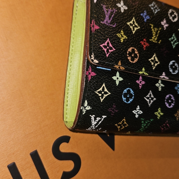 Louis Vuitton Black Murakami Long Wallet - Picture 5 of 10